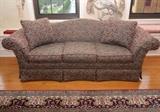 Walter Smithe “Smithecraft” Sofa with Flame Upholstery (Like New)