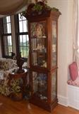 Georgian Lighted Curio / Display Cabinet