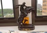 Small Frederick Remington Replica Statue