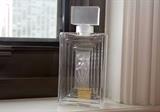 Lalique Clear & Frosted Art Glass 'Duncan No. 3" Perfume Bottle, 2 Nudes