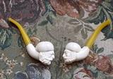 2 Turkish Meershcaum Smoking Pipes 