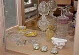 Miscellaneous Glass, Crystal  and China Pieces