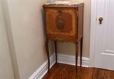 Antique French Inlaid Music Cabinet/Console (Louis XVI),  45" tall x 21-1/2" W x 14" D