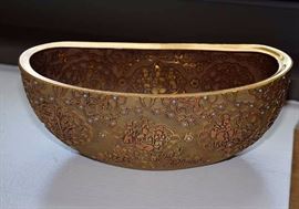 Handmade Limited Edition Ottoman Empire Replica Bowl (Pasabahce Magazalari), Numbered with Original Box & Certificate