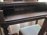 INSIDE OF VINTAGE DESK