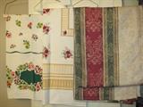 2 VINTAGE TABLECLOTHS