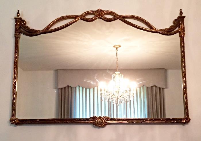 Beautiful LARGE Vintage Gilted Mirror