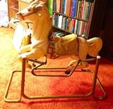 Vintage Wonder White Stallion Rocking Horse
