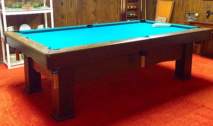 Vintage Ebonite Pool Table (Priced To Go!)