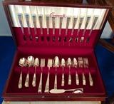 Beautiful Silverplate Flatware Set