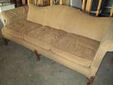 vintage camel back sofa