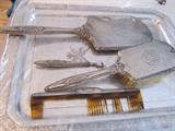 sterling silver tray and dresser set