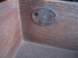 inside drawer of breakfront