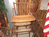 antique high chair