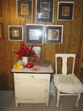 porcelain top washstand