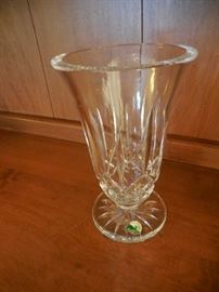 Waterford Vase. Paper Label