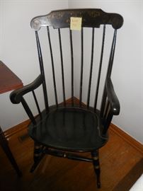 1961 Hand Painted Adult Rocking Chair