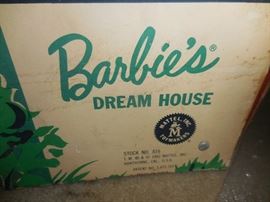 1962 Barbie Dream House.Cardboard