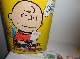 Other Side of Waste Basket..Charlie Brown