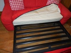 Pulls out..frame for Mattress