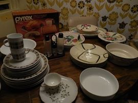 Mid Century Red Wing PLATES only