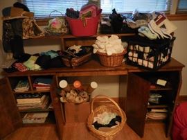 Variety of Stuff..underneath..blue prints.