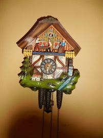 German Cuckoo Clock..Works..