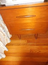 Mid Century Harmony House 2 Drawer Occasional Table