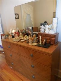 Mid Century Low Boy with Mirror.