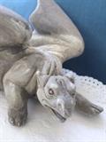 Signed Gargoyle of Concrete or Composite
Will be at the June show 