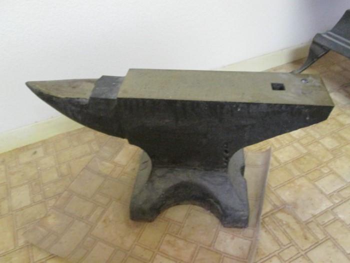 Anvil - around 150 pounds Vulcan
