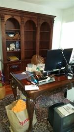 Beautiful desk and bookcases 