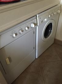 Front load washer and dryer 