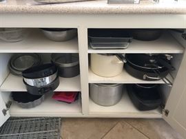 Baking - pots and pans everywhere 