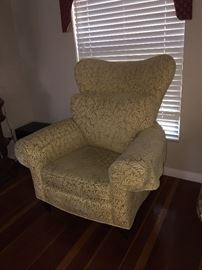Yellow sitting chair 