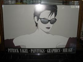 One of three Patrick Nagel original lithographs.