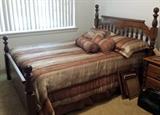full size headboard, footboard, comforter set