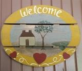 welcome sign