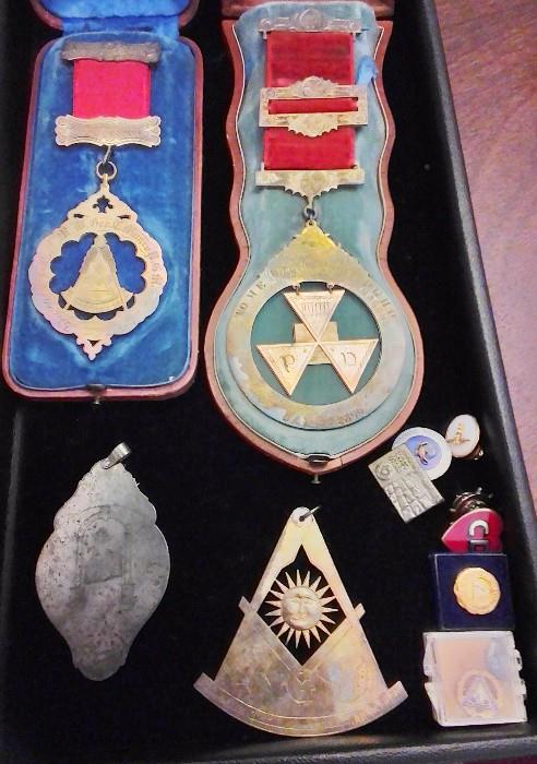 Antique Masonic Medals 