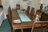 MID CENTURY DINING TABLE TO SEAT 8-12