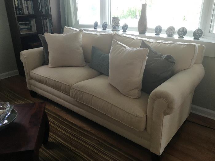 White sofa from Domain