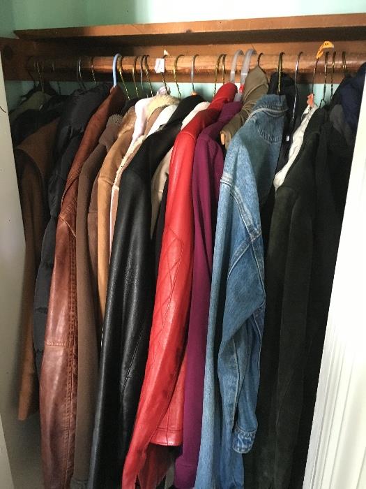 Lots of clothes & jackets 