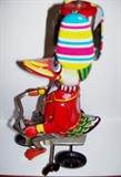 Key wind metal "duck"