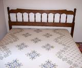 Double bed complete has queen headboard