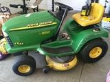 John Deere rider mower LT166