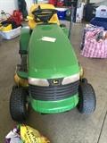 John Deere rider mower LT166