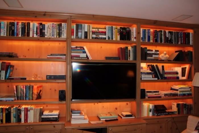 Books, Books, Books & Flat Screen TV