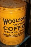 WOOLSON'S COFFEE TIN EXTRA LARGE