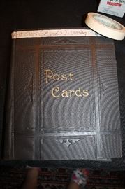 LARGE BOOK FULL OF VINTAGE POSTCARDS