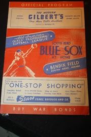 ANOTHER SOUTH BEND BLUE SOX PROGRAM!